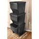 8. GARBAGE BINS 22 L SET 3 PCS ANTHRACITE