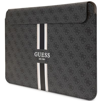 2. Guess 4G Printed Stripes cover for a 16" laptop - black