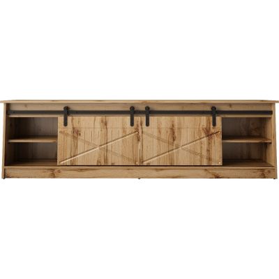 2. TV cabinet GRANERO 200x56.7x35 oak wotan