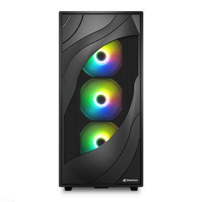 2. Sharkoon Rebel C80G RGB ATX Computer Case