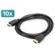 Digitus High Speed HDMI Cable with Ethernet, 10-Pack