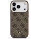 3. Guess 4G Triangle Logo MagSafe case for iPhone 17 Pro - brown