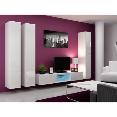 19. VIGO full display cabinet '180' 180/40/30 white/white combination
