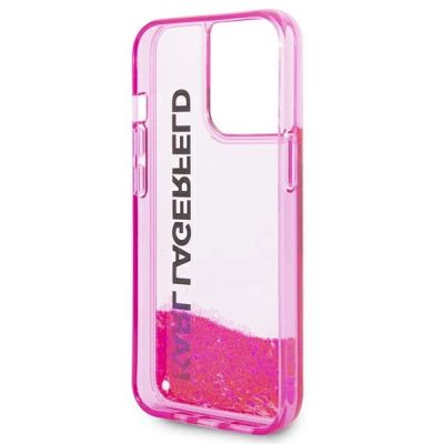 7. Karl Lagerfeld KLHCP14XLCKVF iPhone 14 Pro Max 6.7 "pink / pink hardcase Liquid Glitter Elong