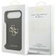 8. Guess Grained Big 4G & Classic Logo case for iPhone Air - black