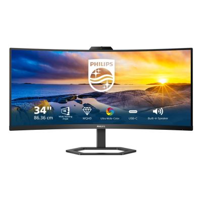 16. Philips | 34E1C5600HE/00 | 34 " | VA | 3440 x 1440 pixels | 21:9 | 4 ms | 300 cd/m2 | Black | HDMI ports 1 | 100 Hz