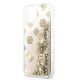 5. Guess GUHCP13SLGPEGO iPhone 13 mini 5.4" gold/gold hardcase Peony Liquid Glitter