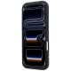 5. BMW M Quadrille Kevlar Print Tricolor Lines & Metal Logo MagSafe Case for iPhone 18 Pro / 17 Pro - Black
