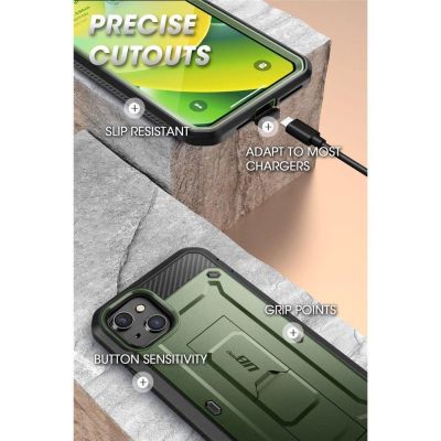 4. Supcase Unicorn Beetle Pro iPhone 14 Plus Case - Green