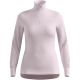 Odlo ACTIVE WARM BL TOP turtle neck l/s half zip long sleeve women's thermal shirt, pink S