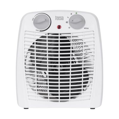 4. TEESA FAN HEATER 0.8KW/1.2KW/2KW WHITE TSA8059