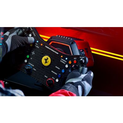 6. Thrustmaster T818 Ferrari 488 GT3 Simulator Black, Red USB Steering Wheel + Pedals Analog/Digital PC