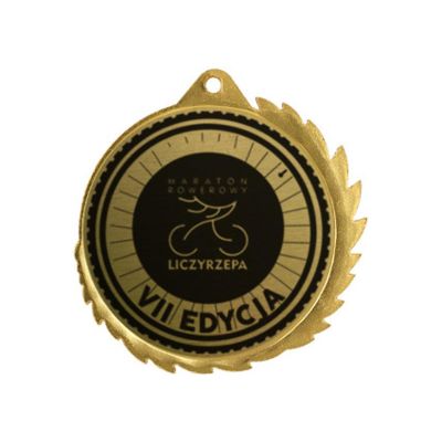 Metal Medal with Engraving on Laminate
