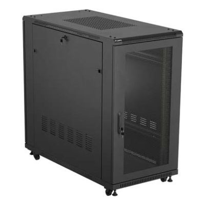 9. Lanberg FF01-6222-23B 22U Rack Freestanding Rack Black