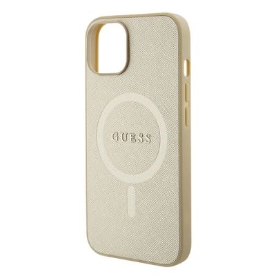 5. Guess GUHMP15MPSAHMCB iPhone 15 Plus 6.7" gold/gold hardcase Saffiano MagSafe