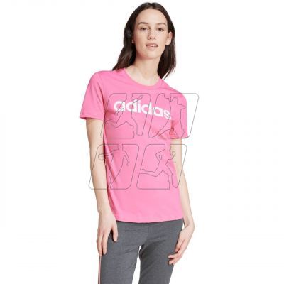 2. adidas Loungewear Essentials Slim Logo Tee W IY9191