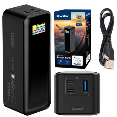9. BLOW POWER BANK 27000MAH PD 140W AIR99.9 BLACK