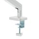 3. GEMBIRD DESK ADJUSTABLE ARM/MONITOR HOLDER 17"-32", LOAD UP TO 10 KG, WHITE