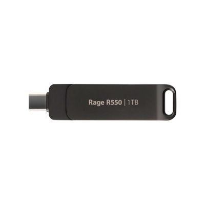 3. Patriot Rage R550 1TB Dual USB A+C, Alu, 100MBs