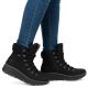 47. Waterproof insulated women's hiking boots in black Rieker 48034-00