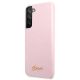 2. Guess GUHCS22MLSLMGLA S22+ S906 lavender/lavender hardcase Silicone Script Metal Logo
