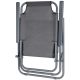 3. CAMPING CHAIR WITH ARMRESTS 61x66x65-108CM FOLDING DARK GRAY ENERO CAMP - 2nd QUALITY