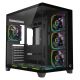 RAMPAGE PC Case with Tempered Glass SEALITE 7X ARGB PWM Fan BLACK
