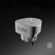 4. SBS Shucko/EU Travel Adapter - Universal - White