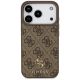 3. Guess 4G Small Classic Logo MagSafe Case for iPhone 17 Pro / 18 Pro - Brown
