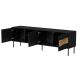 5. INSERTO 3D1W TV cabinet 190x40x61.5 black + LED