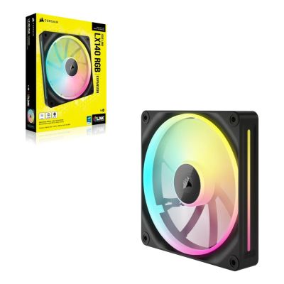 3. Corsair CO-9051027-WW computer cooling system Computer case Fan 14 cm Black 1 pc.