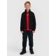 5. Regular fleece with stand-up collar for boys 4F 4FJRAW25TFLEM490-20S