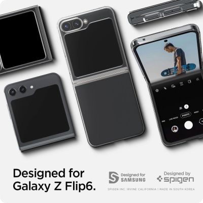 12. Spigen Airskin Case for Samsung Galaxy Z Flip 6 - Clear