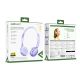 4. Acefast H8 Wireless On-Ear Headphones with ANC - Purple