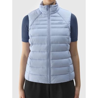 Women's quilted down vest with recycled filling 4F