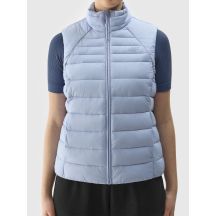 Women's quilted down vest with recycled filling 4F