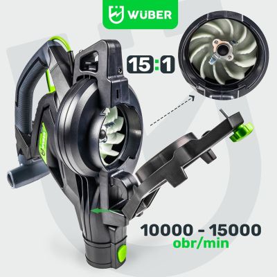 17. 3000W Electric Leaf Blower with Shredder 15:1 W43422 WUBER