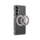 AmazingThing Minimal Mag Case with Magnetic Ring and Magnetic Ring for Samsung Galaxy S25+ - Transparent