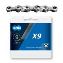KMC Chain X9 114 Links Silver Box