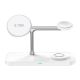 4. Tech-Protect QI15W-A45 3in1 Wireless Charger with MagSafe for Apple Devices - White