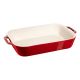 Staub Rectangular Ceramic Platter - 4.5 Liters, Red
