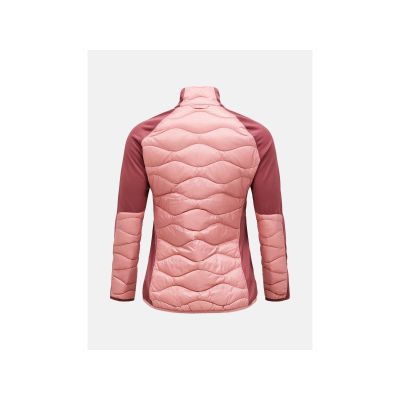 2. Women's down jacket PEAK PERFORMANCE W Helium Hybrid Down Jacket pink