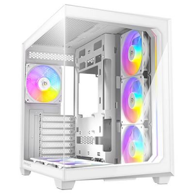 2. Antec Gamer C5 ARGB White Midi Tower Case White Retail