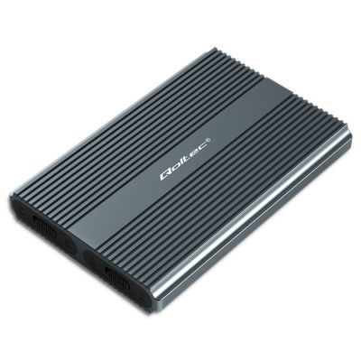17. Qoltec Case | M.2 SSD drive bay | SATA | NVMe | USB-C | DUAL 2 x 2TB