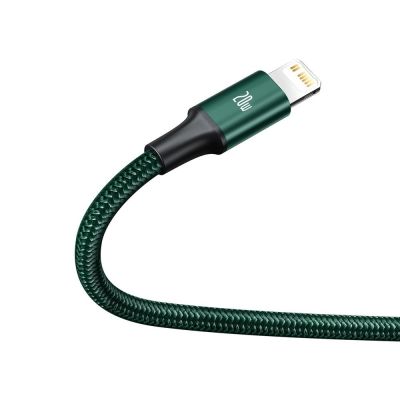 3. Baseus Rapid Series 3in1 USB-C - USB-C / Lightning / micro USB cable 20W PD 1.5m - green
