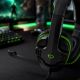 10. Esperanza EGH310G headphones (black, green)