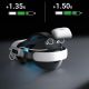 3. BoboVR E3 Pro Head Strap with Battery for Meta Quest 3 and 3S - White and Black