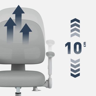 16. Junior 5.0 Gray Swivel Chair