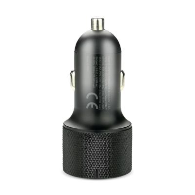 4. EVERACTIVE CAR CHARGER 1X USB QC3.0, 1X USB-C PD 75W BLACK CC-50Q