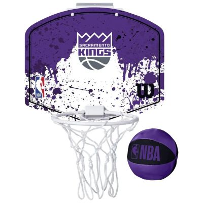 2. Wilson NBA Team Sacramento Kings Mini Hoop Basketball Backboard WTBA1302SAC